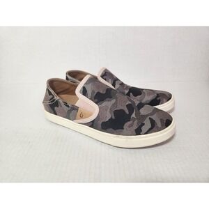 Olukai Women's Pehuea Pa'i Slip-On Sneakers Camo Womens Size 7‎